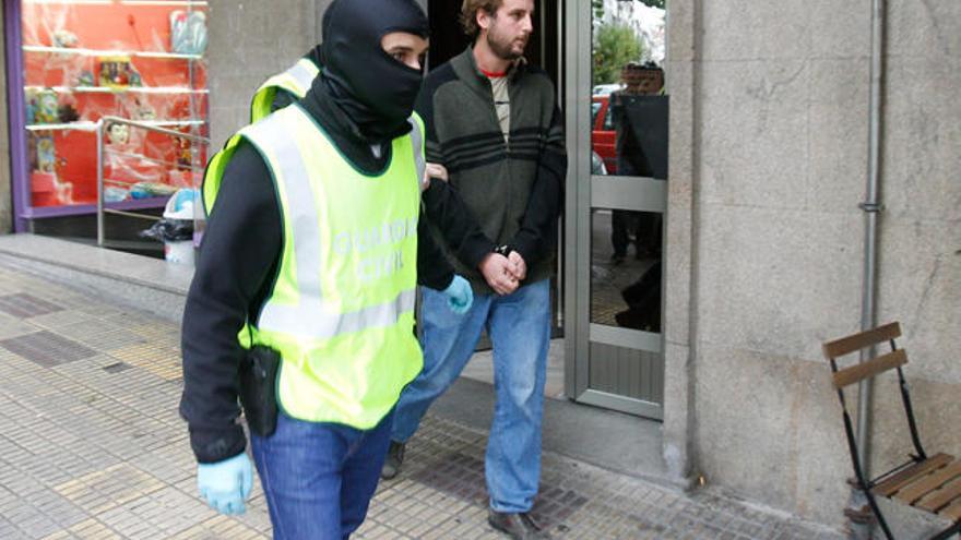 Uno de los detenidos en la Operación Jaro en Galicia // J. Regal