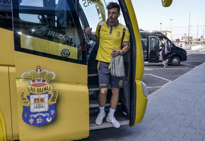 10/09/2017 TELDE. Salida de la UD Las Palmas hacia Malaga para disputar el lunes 11 de Septiembre 2017 la tercera jornada del campeonato de liga 2017/18 FOTO: J.PÉREZ CURBELO