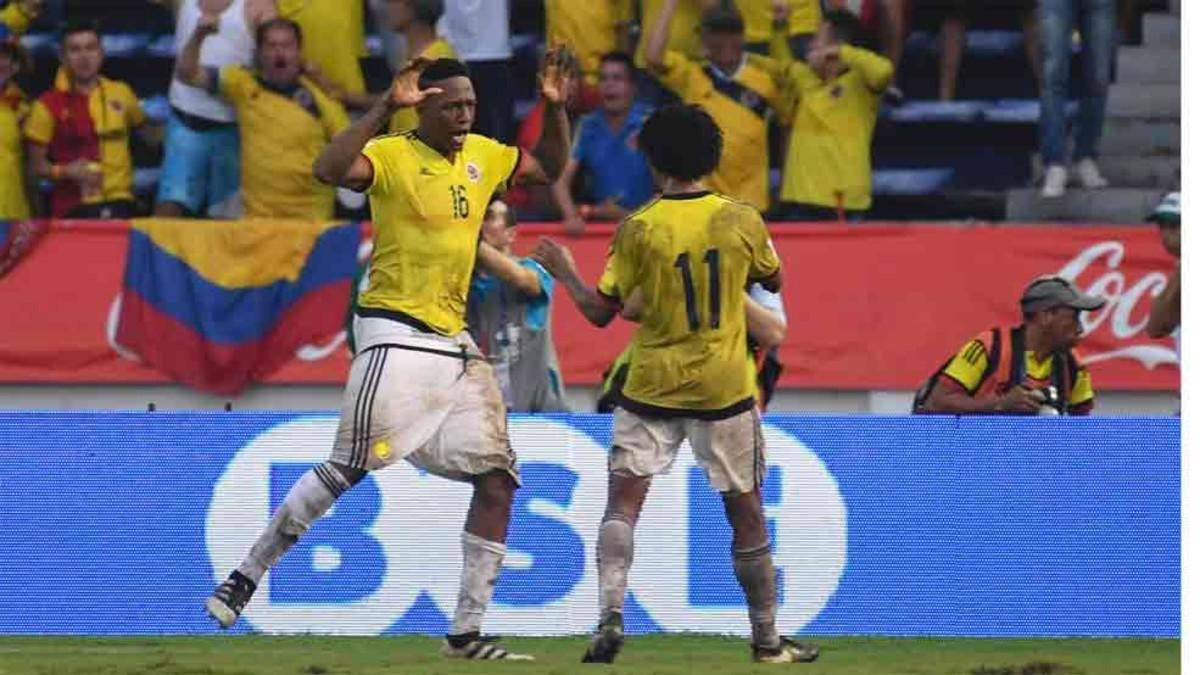 Yerry Mina, jugador colombiano del Palmeiras