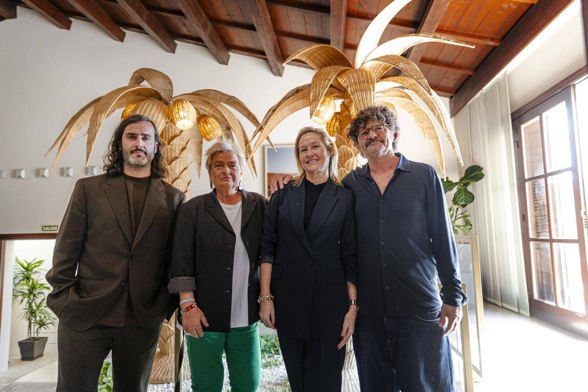 Óscar García, Belén Polanco, Fiona Ferrer y Jordi Pallarés.