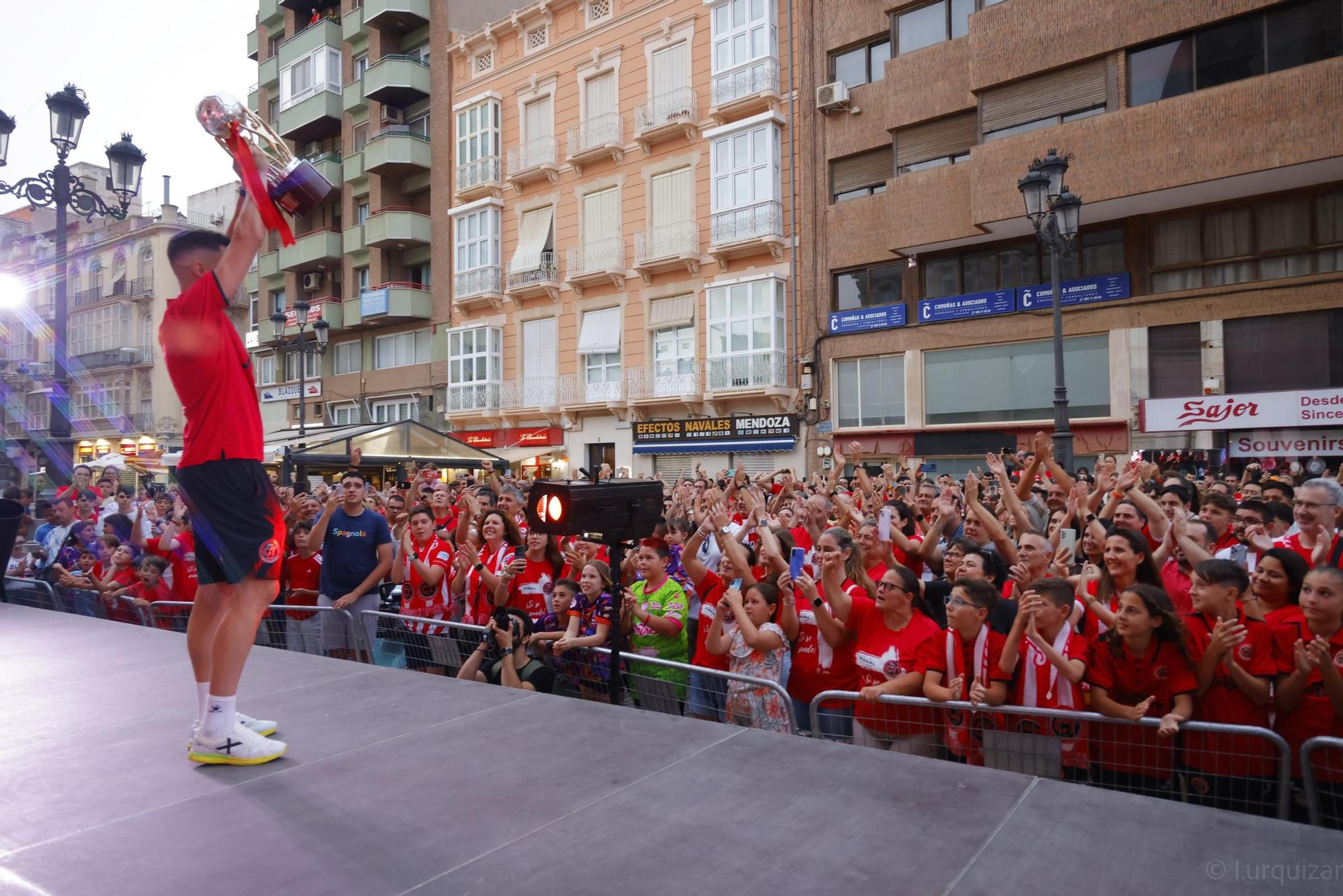 Las imágenes de la celebración del Jimbee Cartagena, campeón de liga