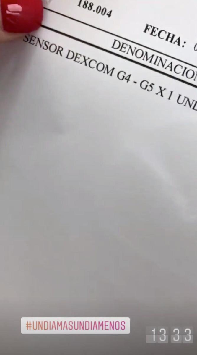 Aurah Ruiz enseña en stories los gastos por la enfermedad de su hijo