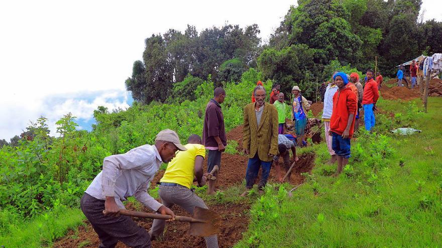 Aumentan a 257 los muertos en el deslizamientos de tierra en Etiopía