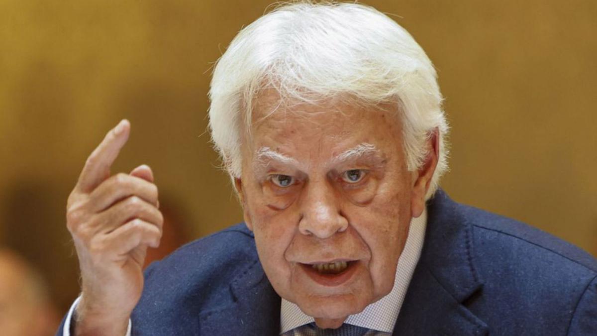 Felipe González, president del Govern espanyol entre 1982 i 1996. Felipe González, president del Govern espanyol entre 1982 i 1996.