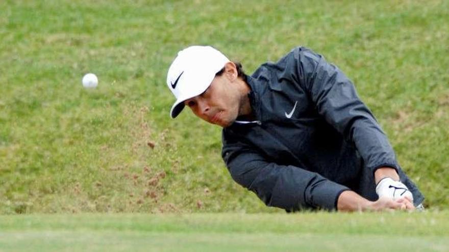 Nadal, saliendo de un bunker.