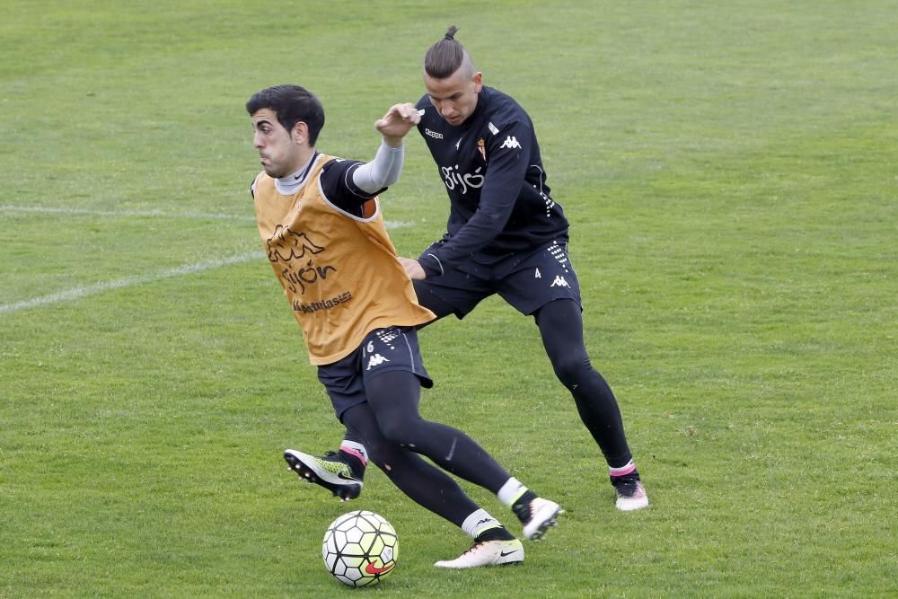 Entrenamiento del Sporting