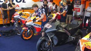 Marc Márquez tiene tres modelos diferentes de su RC213V