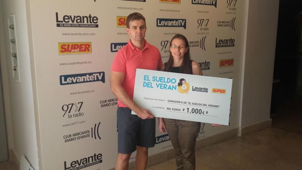 Premiados con el 'Sueldo del verano' de Levante-EMV