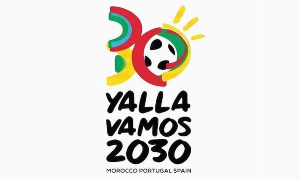 El logo del Mundial 2030.