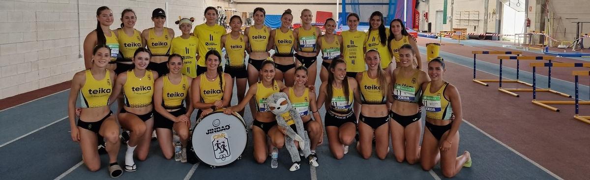 Las chicas del CA Safor Teika de Gandia fueron quintas de España en 2026