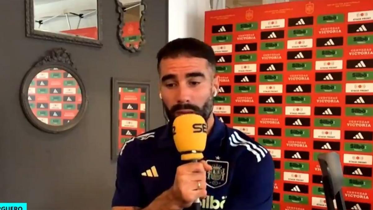 Dani Carvajal, jugador del Real Madrid y de la selección española