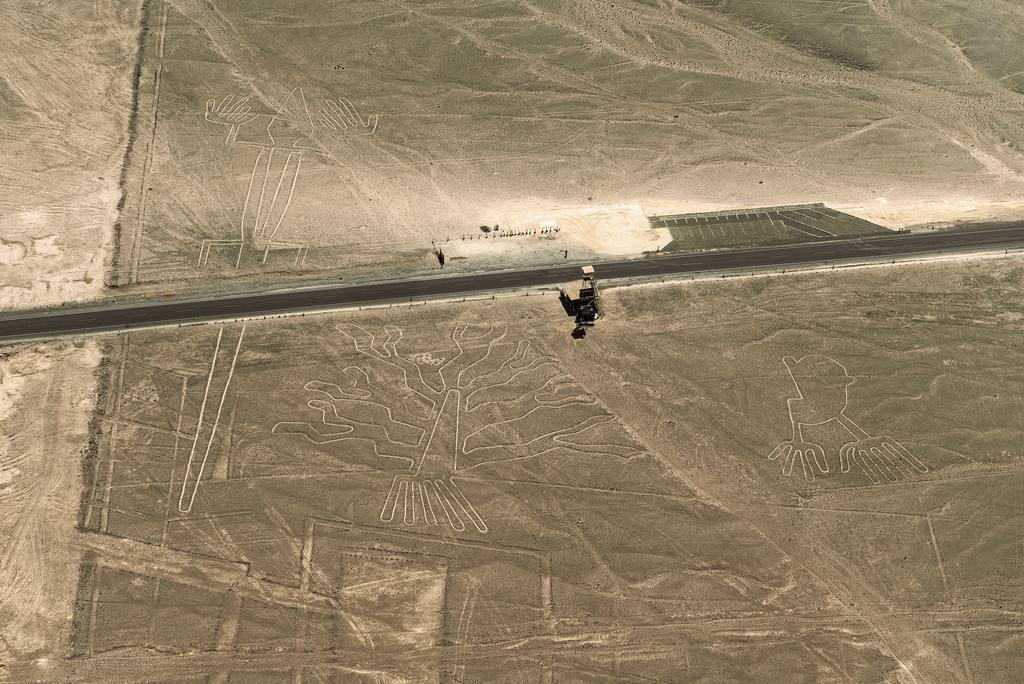 Tres Líneas de Nazca juntas