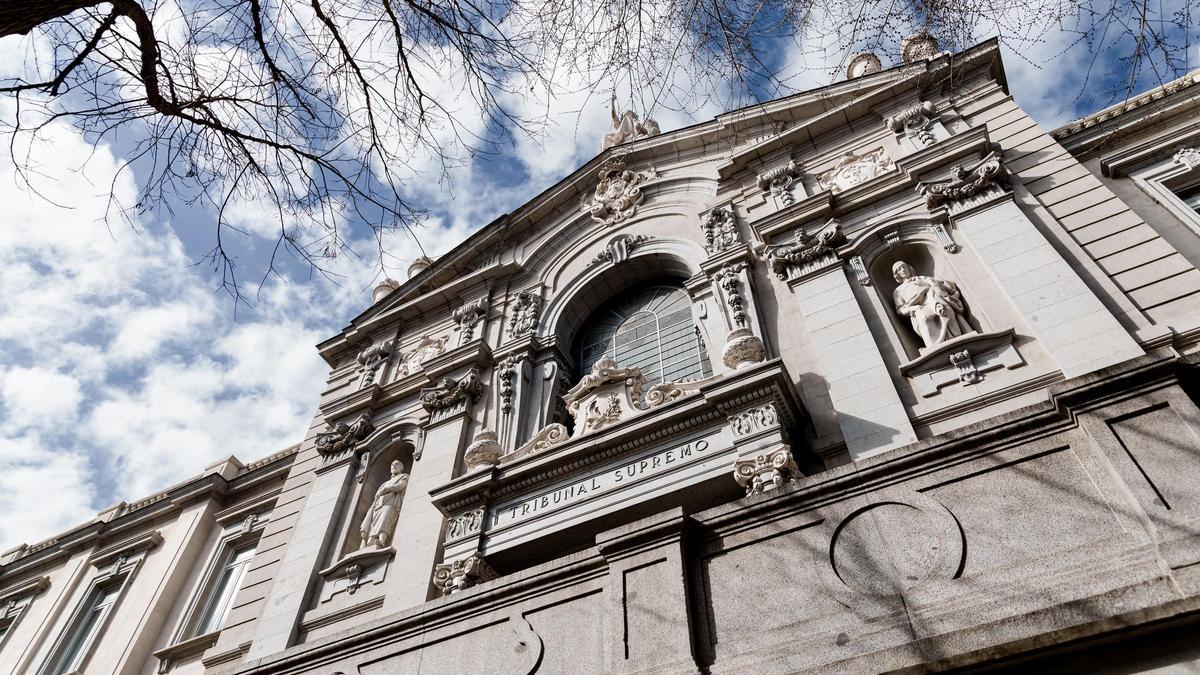 Fachada del Tribunal Supremo.