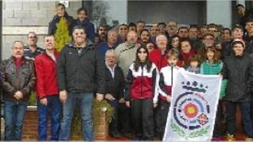 Participants a la tradicional Tirada de Nadal a les instal·lacions del Club Tir Precisió Manresa