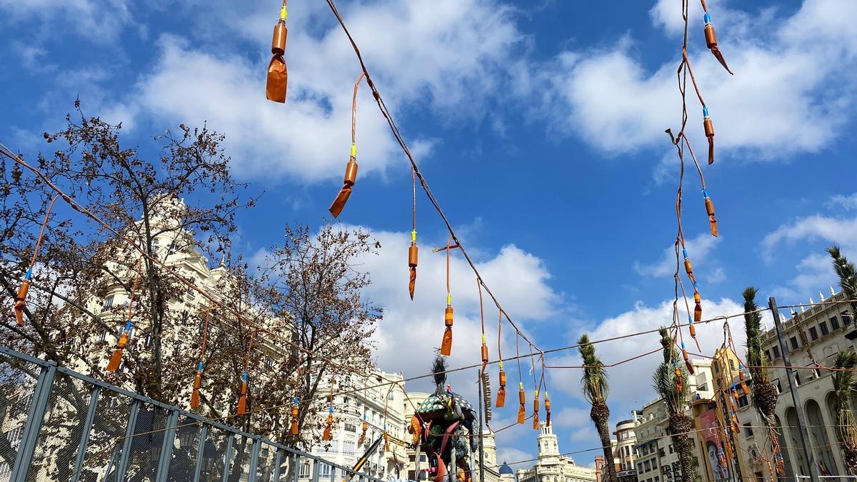 Mascletà 11 marzo: La  Pirotecnia Tomás es la encargada del disparo de hoy en la Plaza del Ayuntamiento