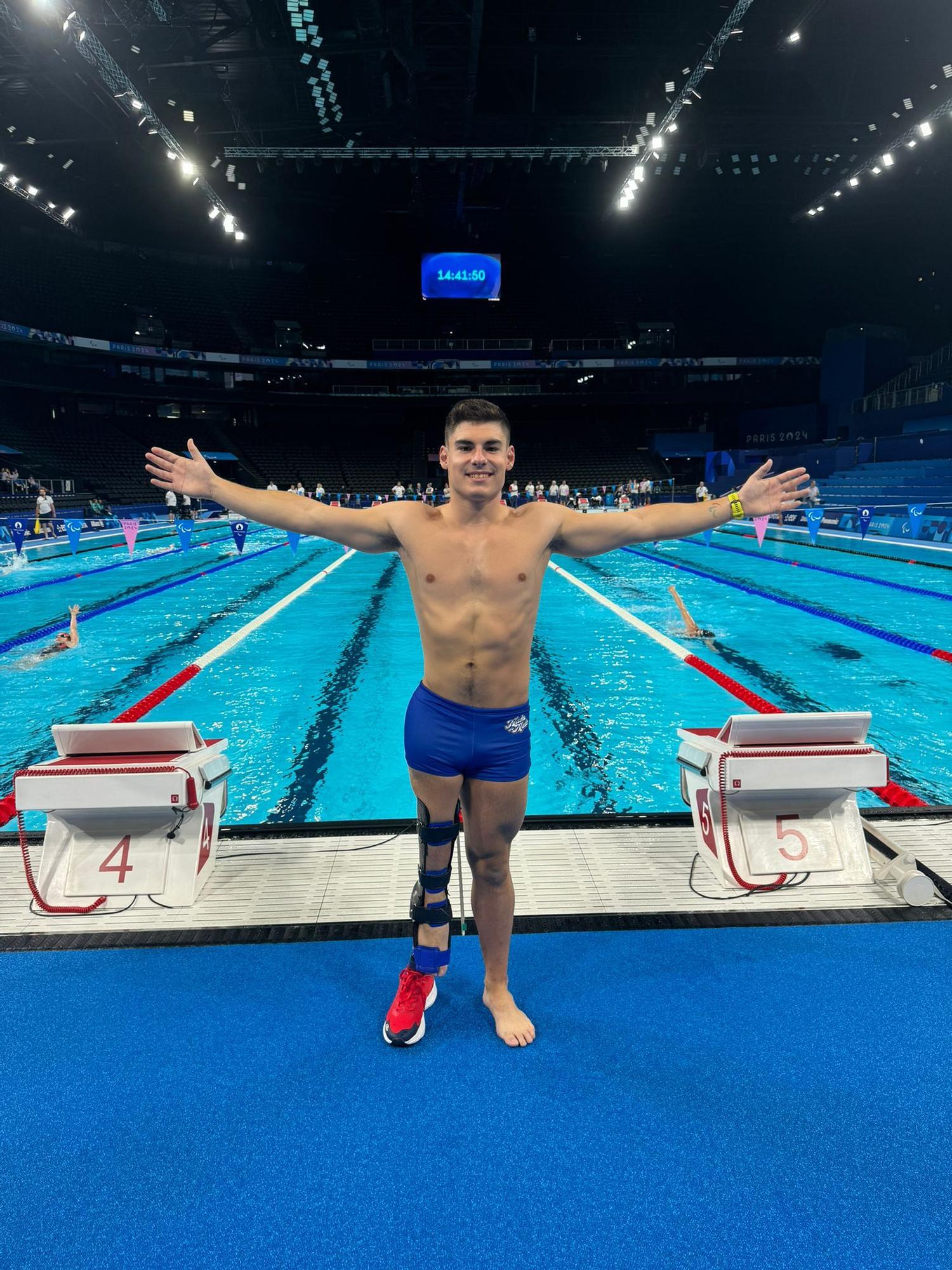 Jacobo Garrido, en los Juegos Paralímpicos de París 2024.