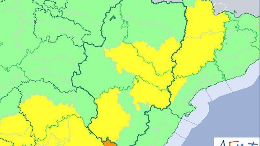 Parte de las tres provincias aragonesas en alerta hoy y mañana por calor
