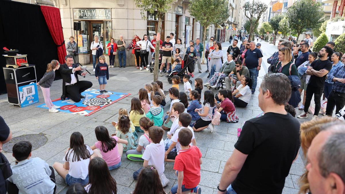 Uno de los momentos de la primera edición del Festival Rúa Máxica, en una imagen de archivo.