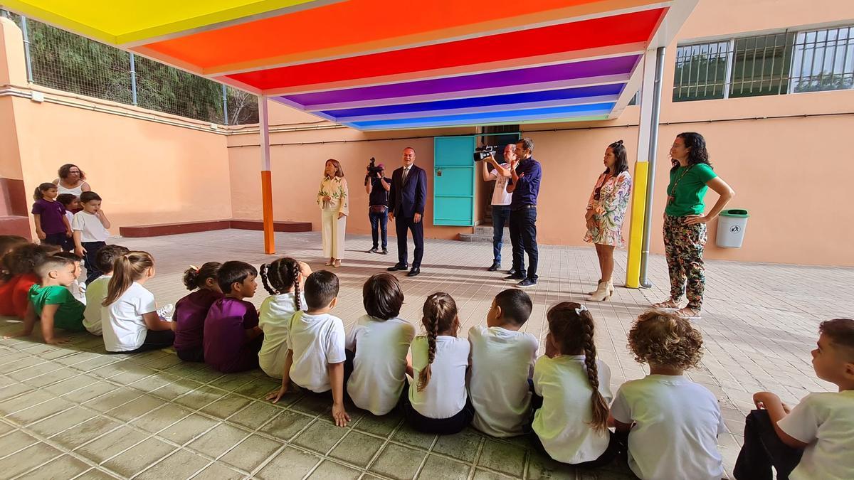 Apertura del curso escolar en el CEIP César Manrique en Las Palmas de Gran Canaria