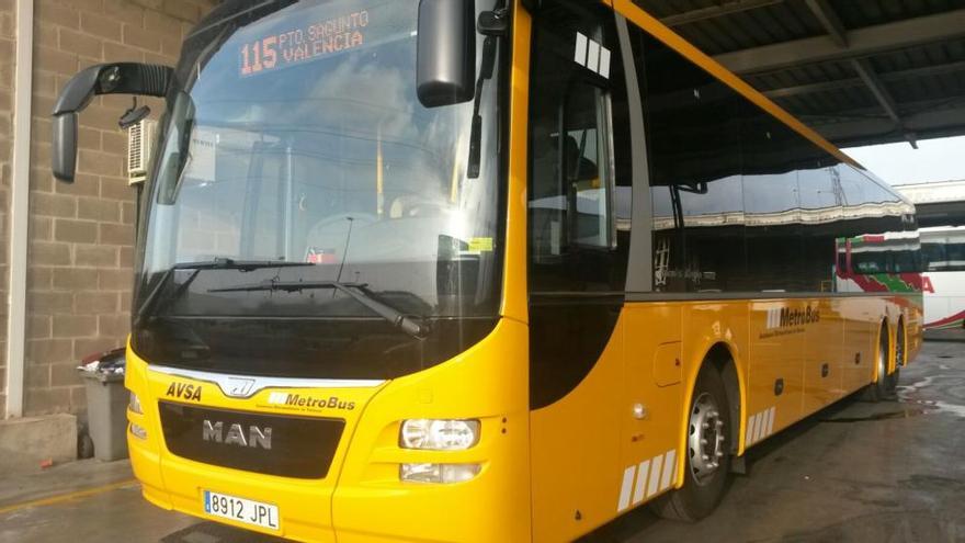 Los viajeros en autobús aumentan algo más del 6 % en Sagunt