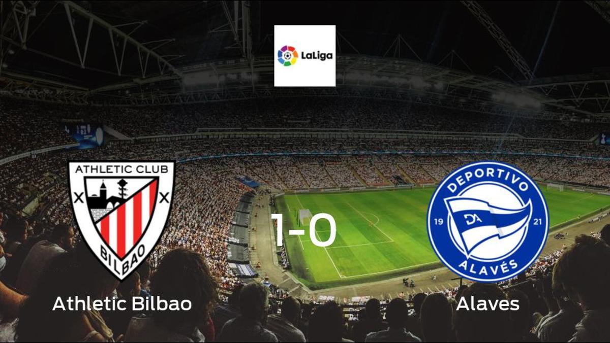 Athletic Bilbao prevail in a narrow 1-0 home victory against Alaves