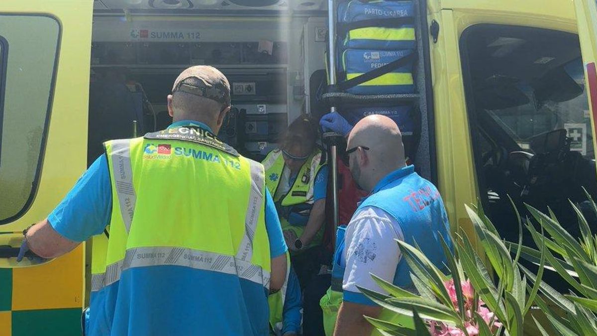 Los equipos de emergencias en el lugar del accidente.