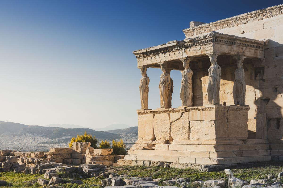 Pórtico de las Cariátides (Atenas, Grecia)