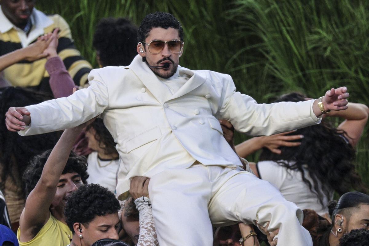 El show del descanso de la Super Bowl LX, con Bad Bunny, en imágenes.