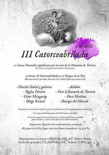 Cartel de la III Catorceabrilada