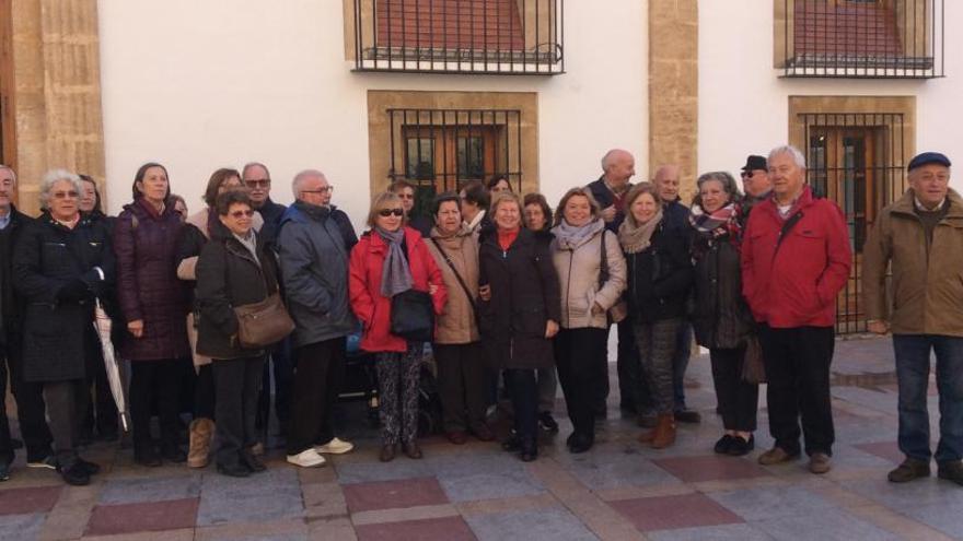 Los jubilados de la Marina Alta protestan contra la &quot;mísera&quot; subida de las pensiones