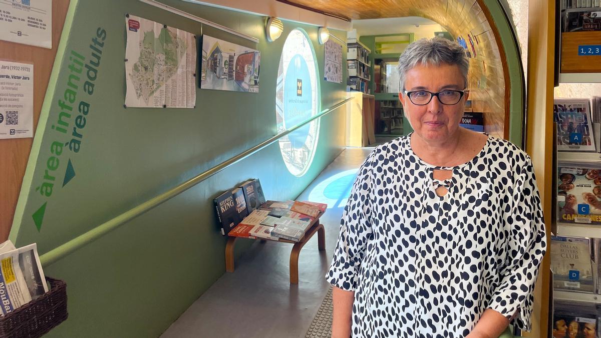 Dolors Bravo, directora de la Biblioteca de Canyelles.