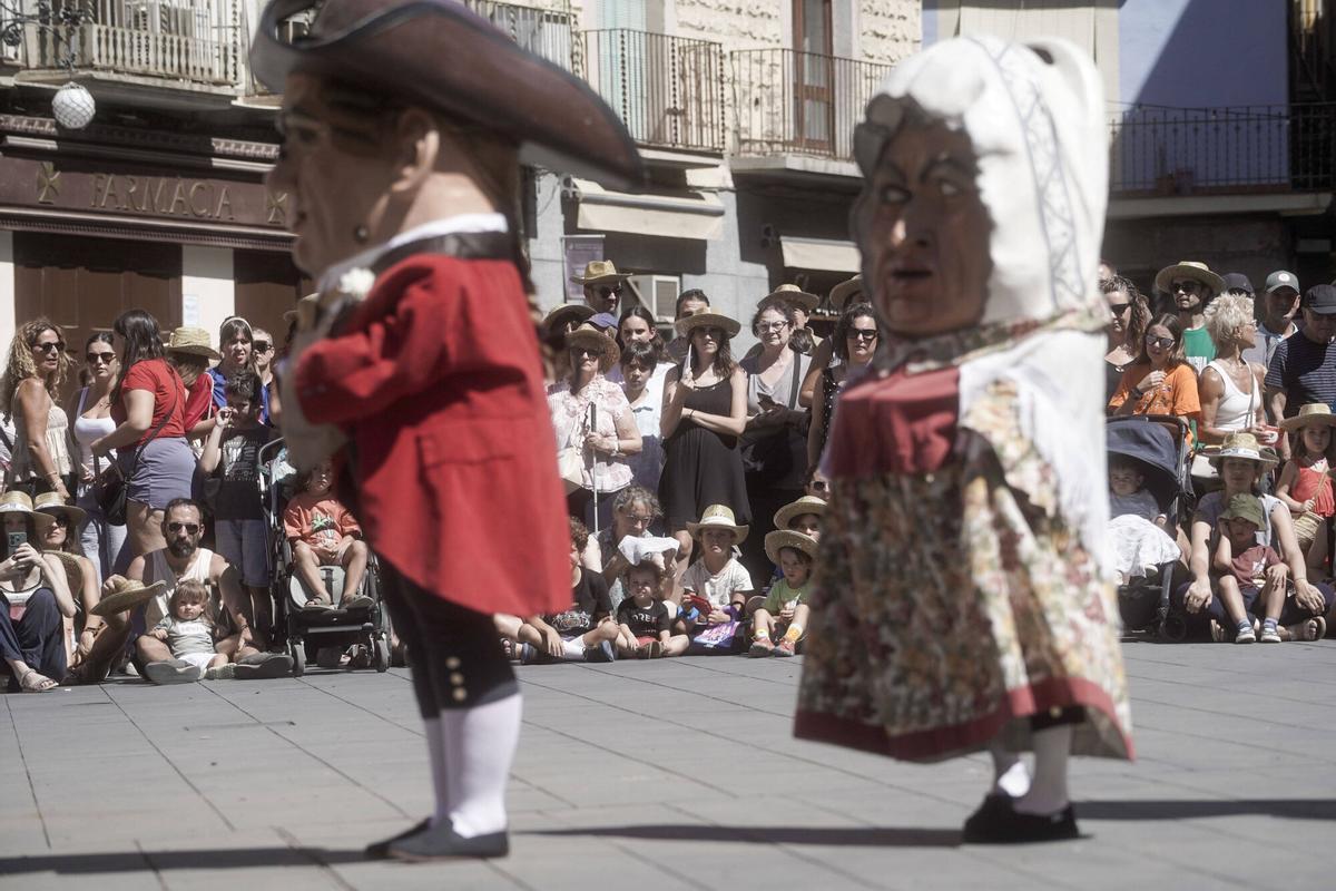 La imatgeria ha generat una gran expectació durant el diumenge de Festa Major de Manresa