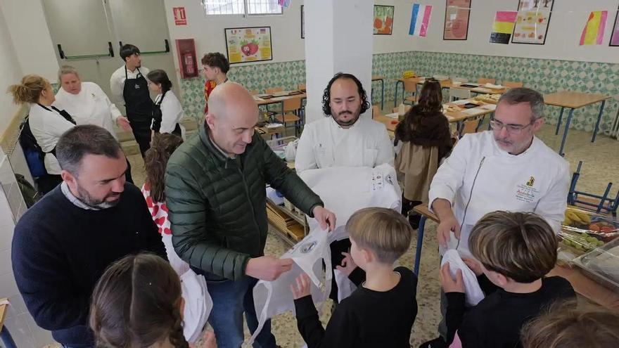 Los escolares de Archidona descubren  la cocina saludable