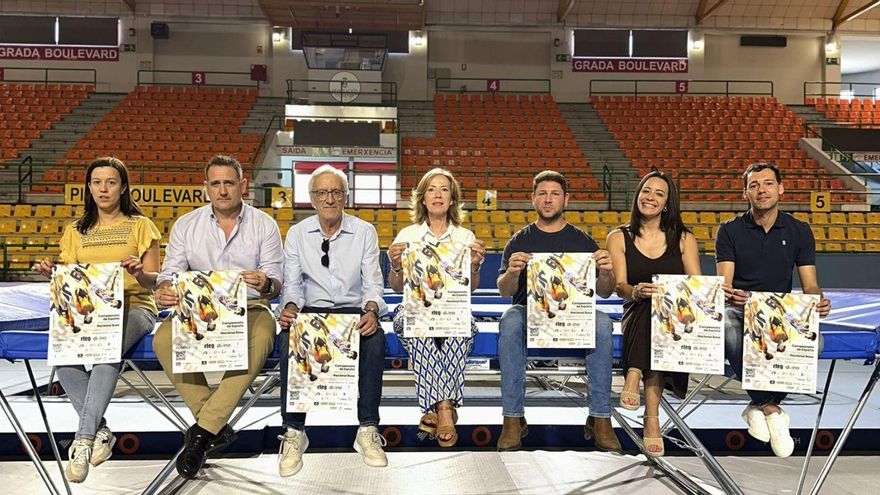 Presentación del campeonato en el Pazo dos Deportes Paco Paz. | Club Ximnasia Pavillón
