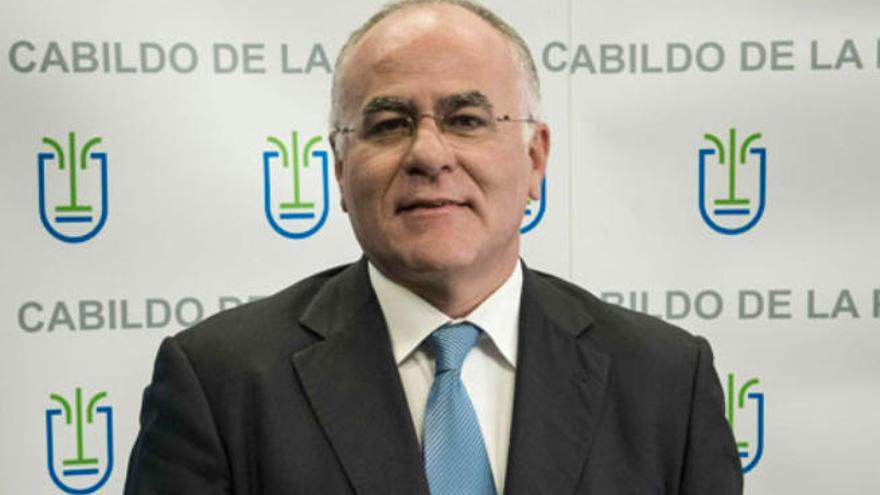 El consejero insular de Aguas en La Palma, Carlos Cabrera.
