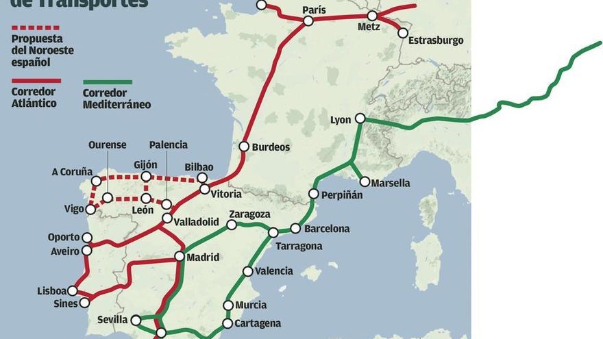 El Noroeste pide unirse al Corredor Atlántico para corregir el desequilibrio territorial