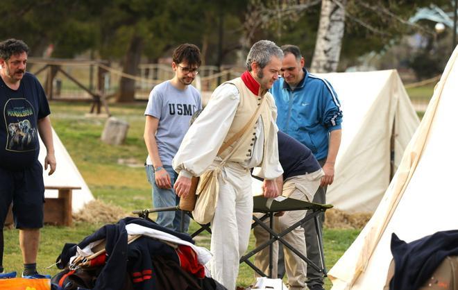 En imágenes | Comienzan los preparativos de la recreación de los Sitios de Zaragoza