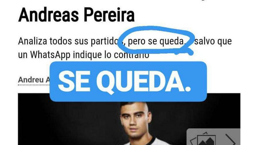 Andreas Pereira ya no sabe cómo decirlo