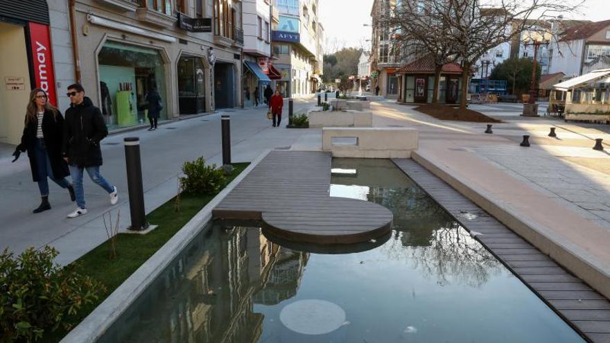 Una céntrica calle de Vilagarcía que genera controversia