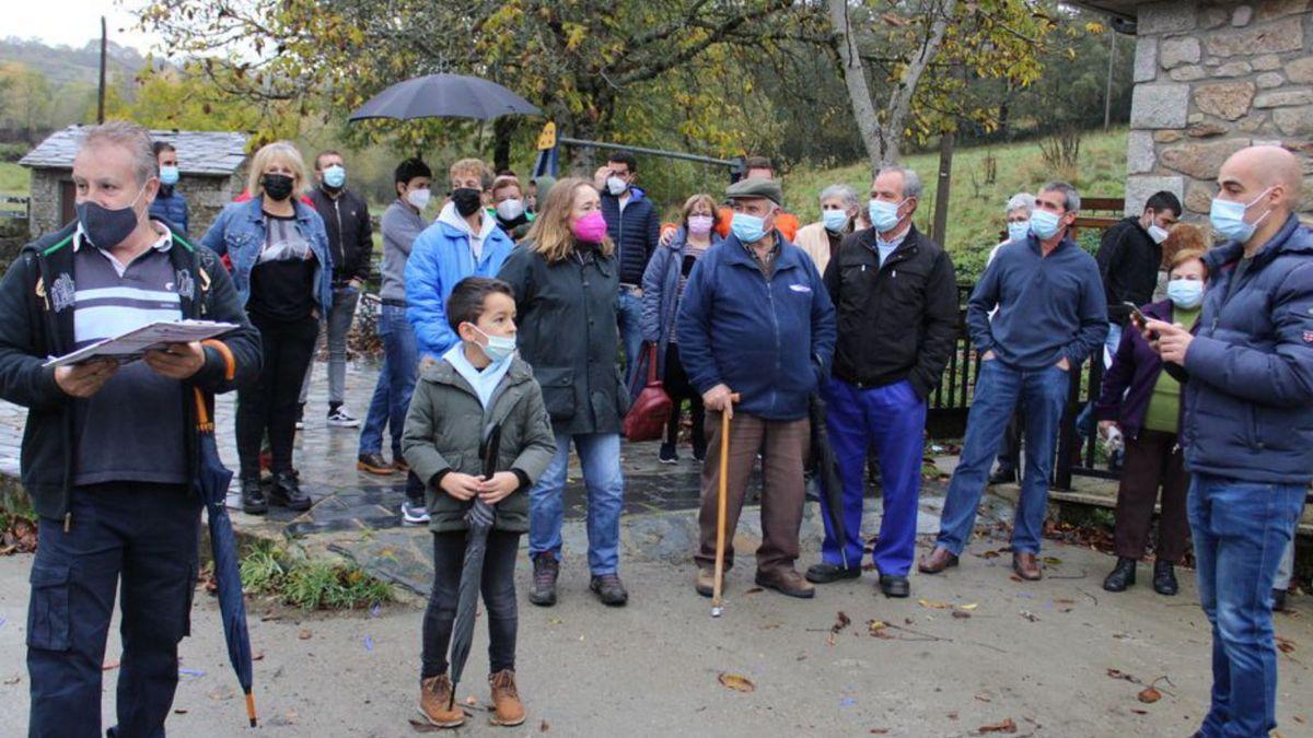 Protesta en Sanabria por la sanidad.