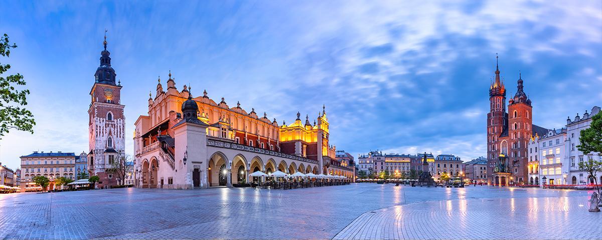 Plaza del mercado de Cracovia