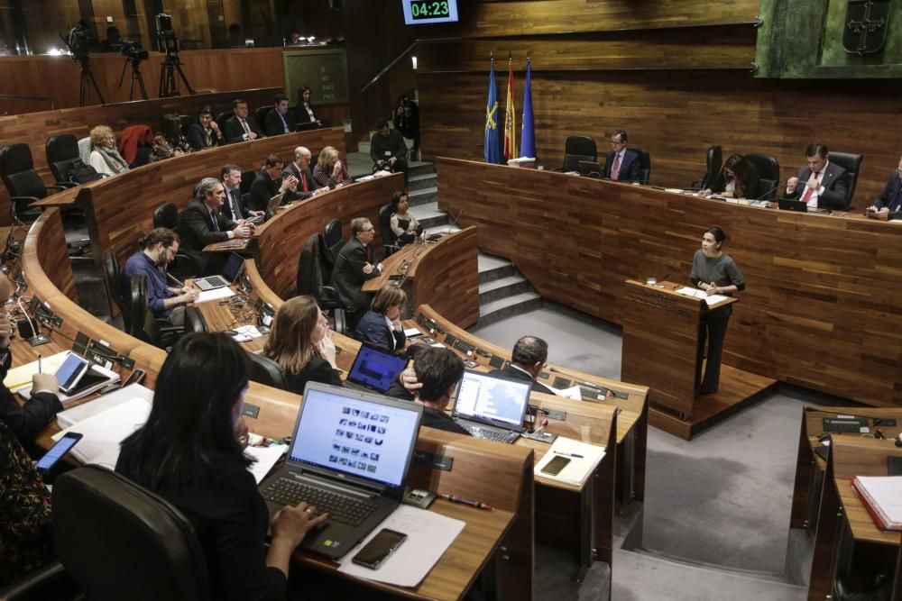 Debate en la Junta sobre los presupuestos asturianos