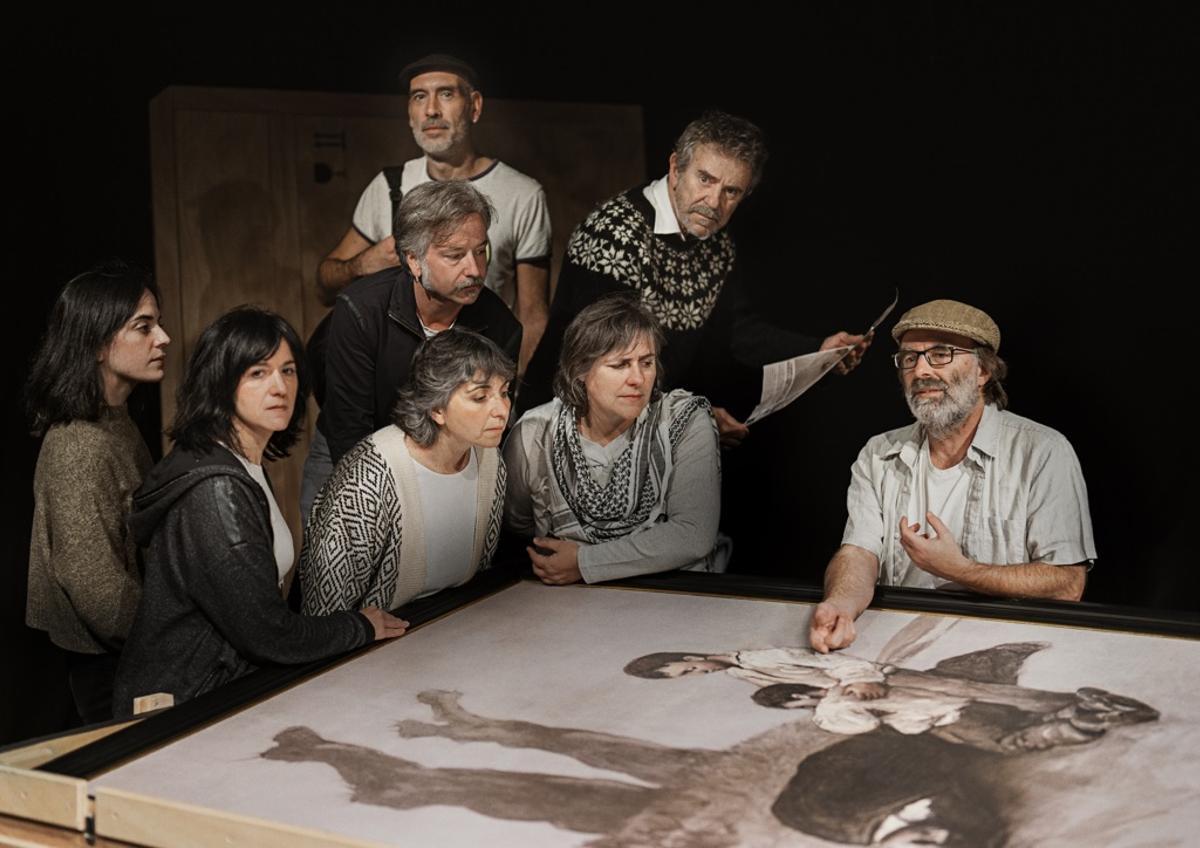 Escena de "Ictus", da compañía Chévere, que se vén de estrear en Compostela e chega en marzo a Vigo.