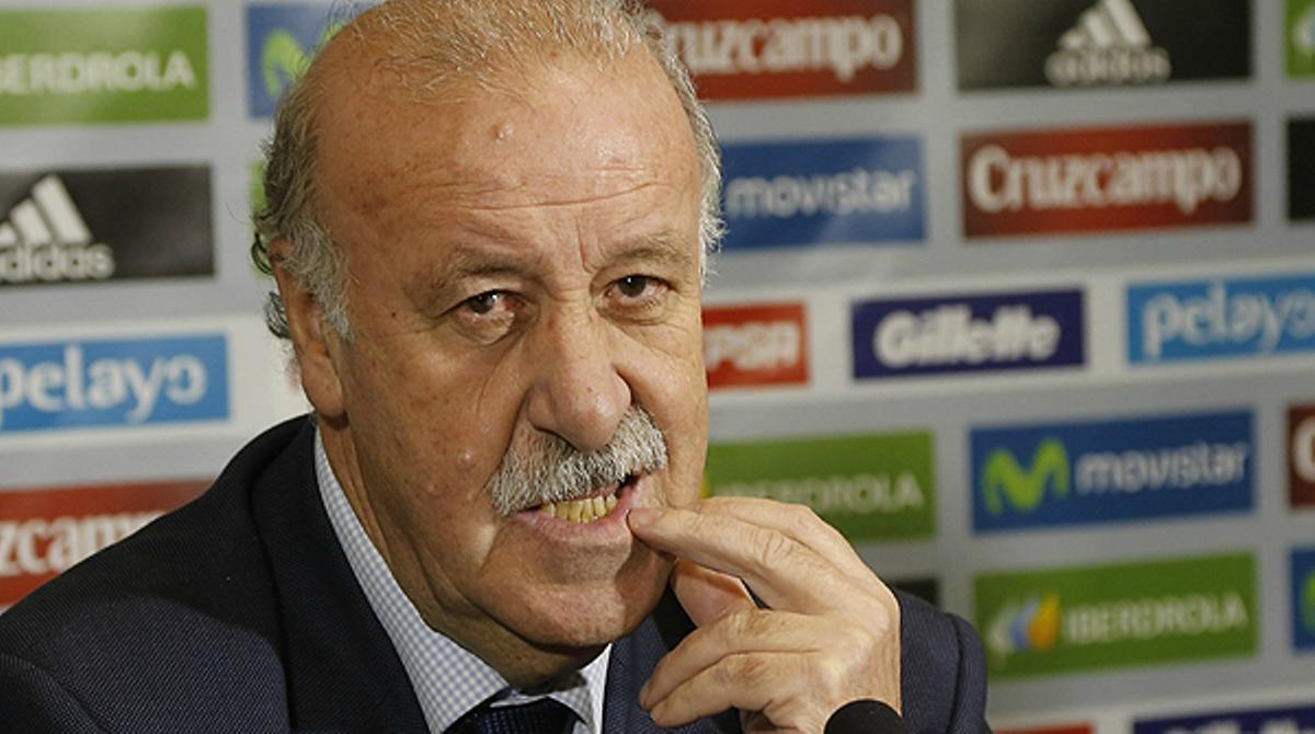 El seleccionador espanyol dóna la llista de jugadors que ha convocat per a l’amistós contra Itàlia.