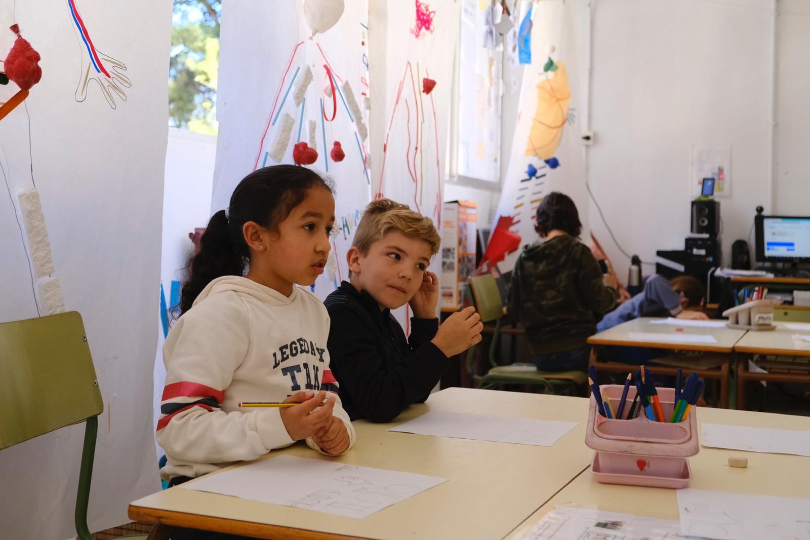 Primer día de colegio sin mascarilla en las aulas de Mallorca