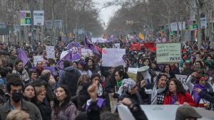 8M en las calles de Barcelona
