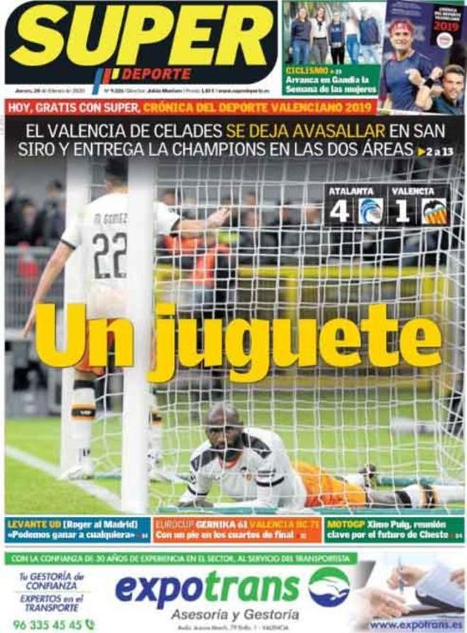 Las portadas del día en la prensa deportiva