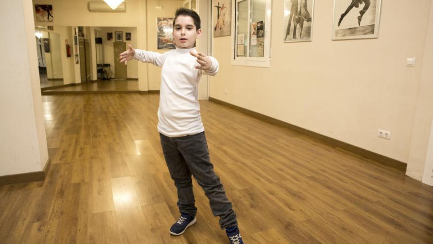 El ballarí de l&#039;Escola Aprenem de Figueres, Arnau Serra.