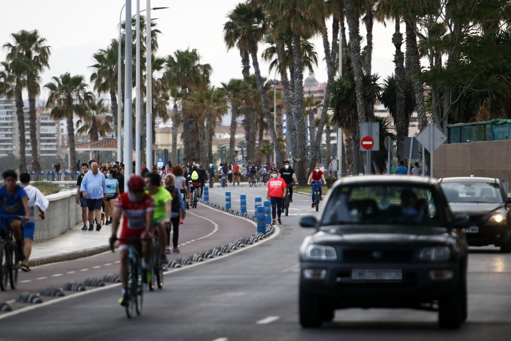 Lunes, 11 de mayo | Reabre de nuevo al tráfico el Paseo Marítimo Ruiz Picasso