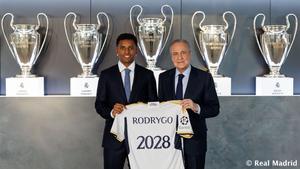 El Real Madrid renueva a Rodrygo hasta 2028